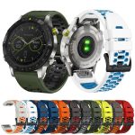 Kalebol Three Rows Hole Two Color Silicone Watch Band – Bild 5