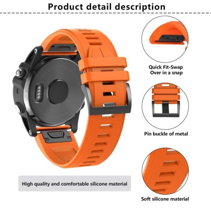 Kalebol Plain Texture Silicone Watch Band – Bild 4