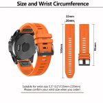 Kalebol Plain Texture Silicone Watch Band – Bild 5