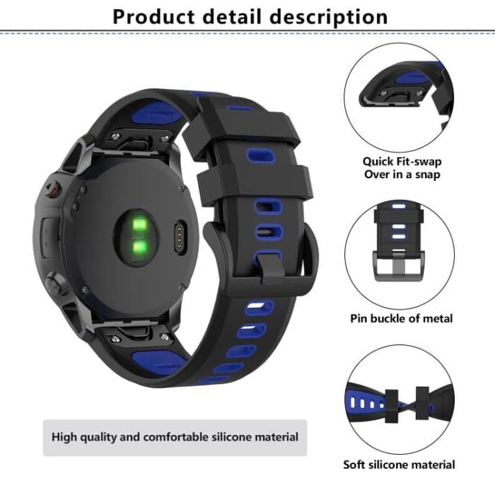 Kalebol Two-color Silicone Watch Band – Bild 6