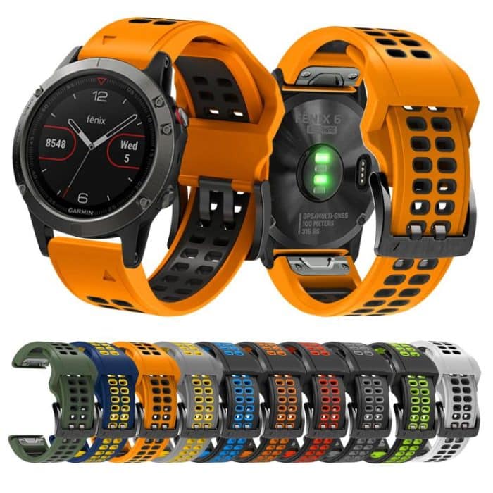 Kalebol Tow Row Holes Silicone Watch Band – Bild 5