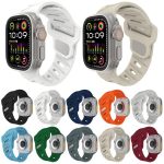 Slanted Hole Silicone Watch Band – Bild 3