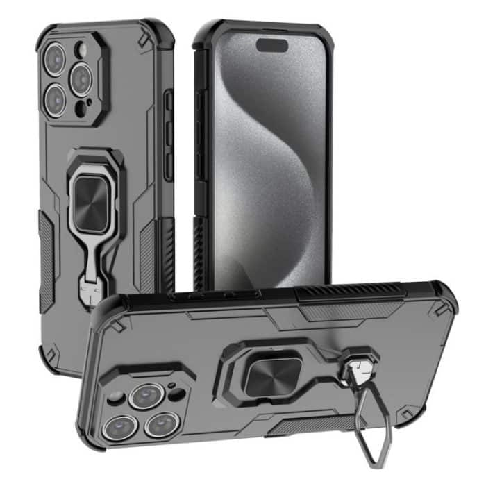 Metal Kickstand TPU Hybrid PC Phone Case, For iPhone 16, For iPhone 15 Pro Max, For iPhone 15 Pro, For iPhone 14 Plus / 15 Plus – Bild 1