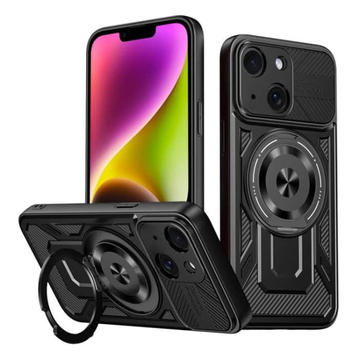 EDA007832011A.jpg Armor Rotating Holder MagSafe Phone Case, For iPhone 14, For iPhone 14 Pro – Bild 1