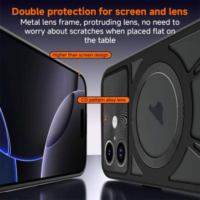 Silikonkühlung Hohlmetall MagSafe Telefonhülle, For iPhone 14 Pro Max, For iPhone 13 Pro Max, For iPhone 13 Pro, For iPhone 13 – Bild 3