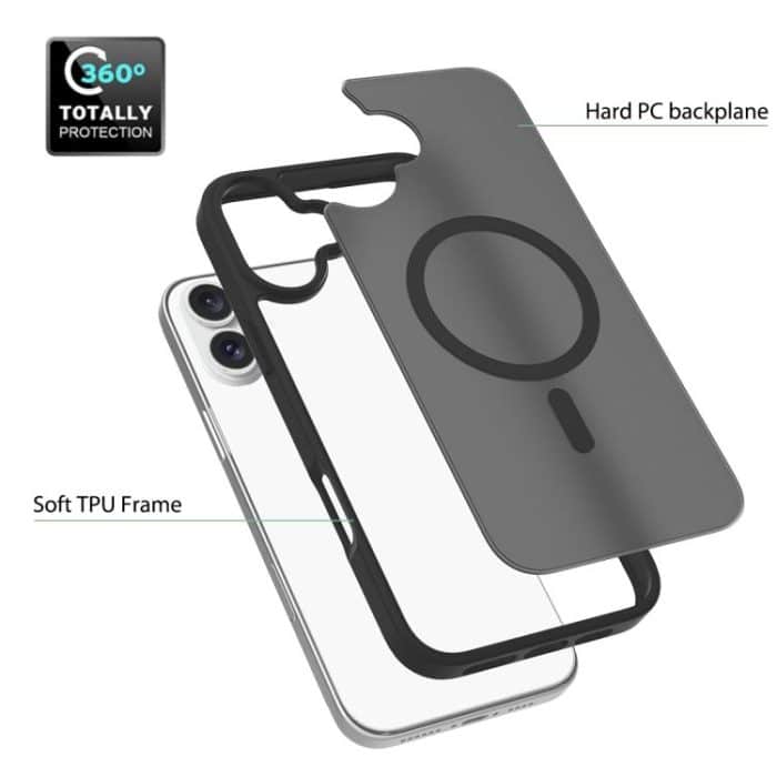 Skin Feel TPU Hybrid PC MagSafe Phone Case, For iPhone 16 Plus, For iPhone 16, For iPhone 13 / 14 – Bild 3