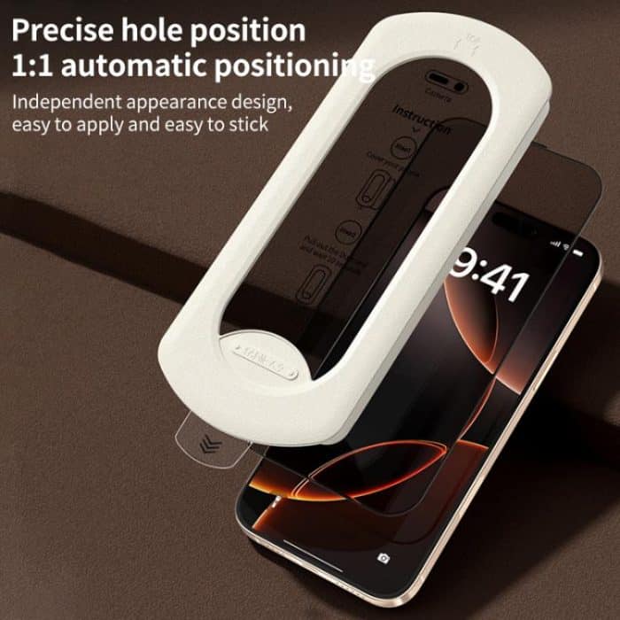Easy Install Box Dust-Free Privacy Tempered Glass Film, For iPhone 11 Pro Max / XS Max, For iPhone 11 / XR, For iPhone 11 Pro / X / XS – Bild 3