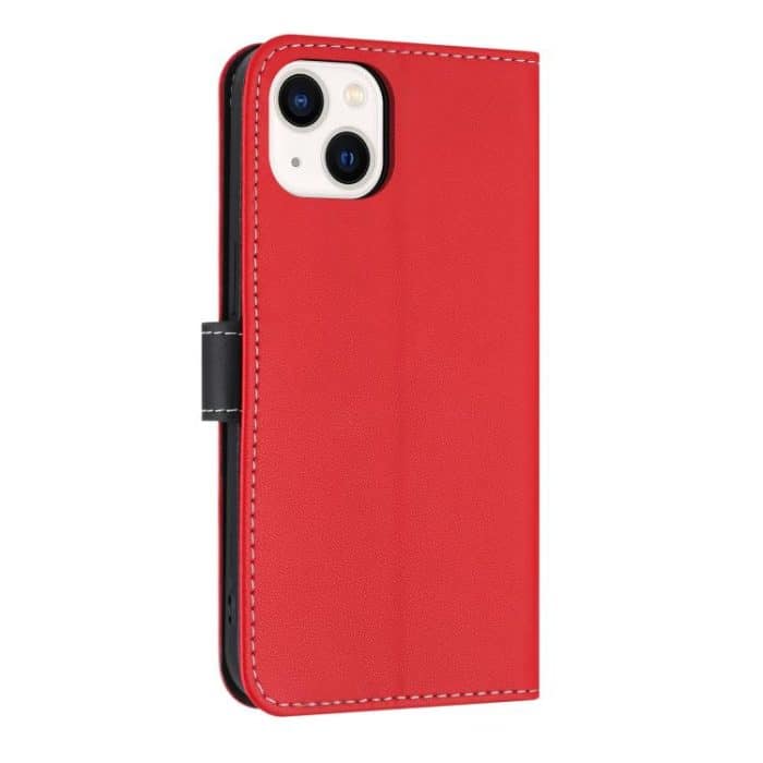 Metal Bow Leather Phone Case with Hand Strap, For iPhone 15, For iPhone 14 / 13 – Bild 3