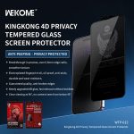 WK WTP-012 KinKong 0.25mm 9H 4D Curved Privacy Tempered Glass Film, For iPhone 16 Pro Max, For iPhone 16 Pro, For iPhone 16 Plus / 15 Plus, For iPhone 16 / 15, For iPhone 15 Pro Max, For iPhone 15 Pro, For iPhone 13 Pro Max / 14 Plus... – Bild 7
