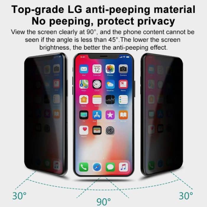 WK WTP-012 KinKong 0.25mm 9H 4D Curved Privacy Tempered Glass Film, For iPhone 11 Pro Max, For iPhone 11, For iPhone 11 Pro – Bild 3