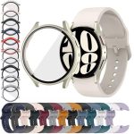 Silicone Watch Band with TPU Case, For Samsung Galaxy Watch 4 Classic 46mm, For Samsung Galaxy Watch 4 Classic 42mm – Bild 2