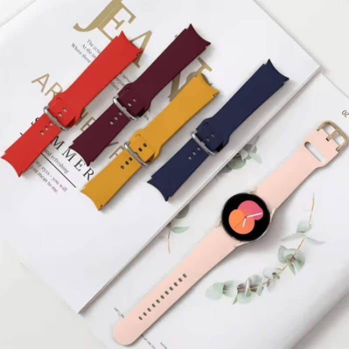 Silicone Watch Band with TPU Case, For Samsung Galaxy Watch 4 Classic 46mm, For Samsung Galaxy Watch 4 Classic 42mm – Bild 5