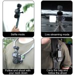 For DJI Osmo Pocket 3 Adapter Expansion Bracket, Frame with Screw, Frame with Backpack Clip, Frame with Head Strap, Frame with Chest Strap, Frame with Crab Clamp, Frame with Neck Bracket – Bild 7