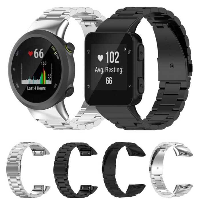 Tri-beads Flat Buckle Titanium Alloy Watch Band, For Garmin forerunner 45 / 45S / Swim 2, For Garmin Forerunner 35 / 30 – Bild 5