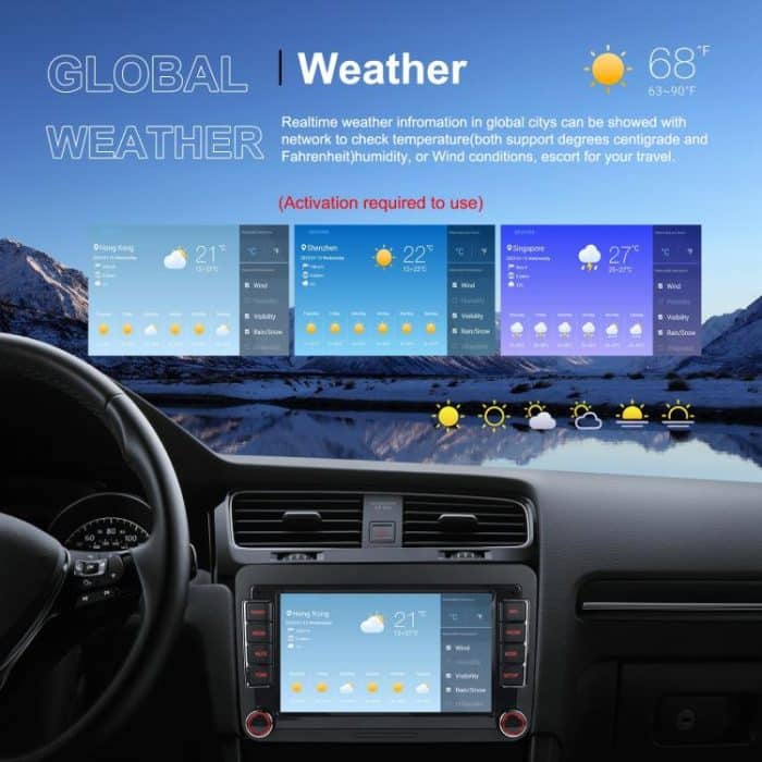 For Volkswagen Android 15 9 inch Screen Car Player Car Central Control Navigation, Standard, Standard+AHD+Microphone – Bild 18