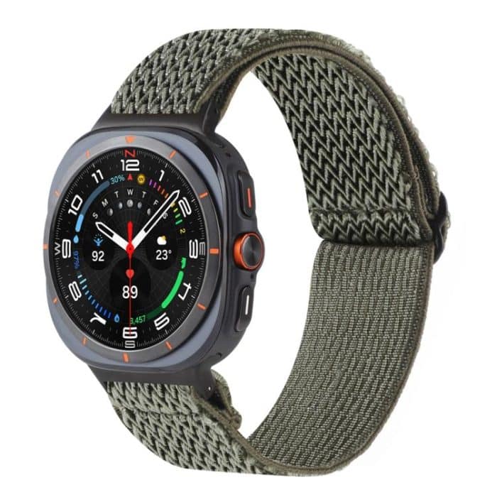 Wave Pattern Nylon Braided Watch Band, For Samsung Galaxy Watch8 / Watch8 Classic – Bild 1