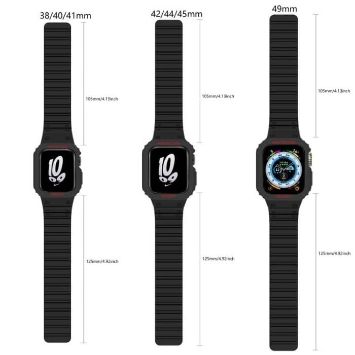 xDfind Magnetic Silicone Watch Band with Integrated Watch Cover – Bild 5