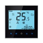 LCD-Display Klimaanlage 4-Rohr programmierbarer Raumthermostat für Fan-Coil-Einheit, unterstützt WLAN – Bild 2