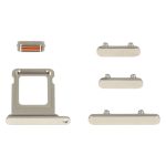 SIM-Kartenfach + Seitentasten für iPhone 14 Pro Max, For iPhone 14 Pro Max(Single card), For iPhone 14 Pro Max (Purple), For iPhone 14 Pro Max