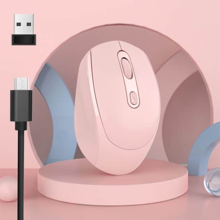 HXSJ M107 4-Tasten 1600 DPI 2,4 GHz kabellose Maus, Batterieversion, Dual Mode Rechargeable – Bild 1