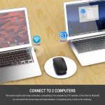 HXSJ M90 2,4 GHz ultradünne wiederaufladbare Dual-Mode-Wireless-Bluetooth-Notebook-PC-Maus mit Stummschaltung – Bild 9