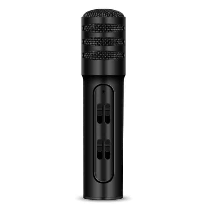 BGN-C7 Kondensatormikrofon, Dual-Handy-Karaoke-Live-Gesangsmikrofon, integrierte Soundkarte – Bild 2
