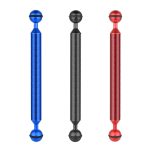 PULUZ 9 Zoll 23 cm Länge 20,8 mm Durchmesser Doppelkugeln Schwimmarm aus Kohlefaser, Kugeldurchmesser: 25 mm, 9 inch Black, 9 inch Blue, 9 inch Red – Bild 9