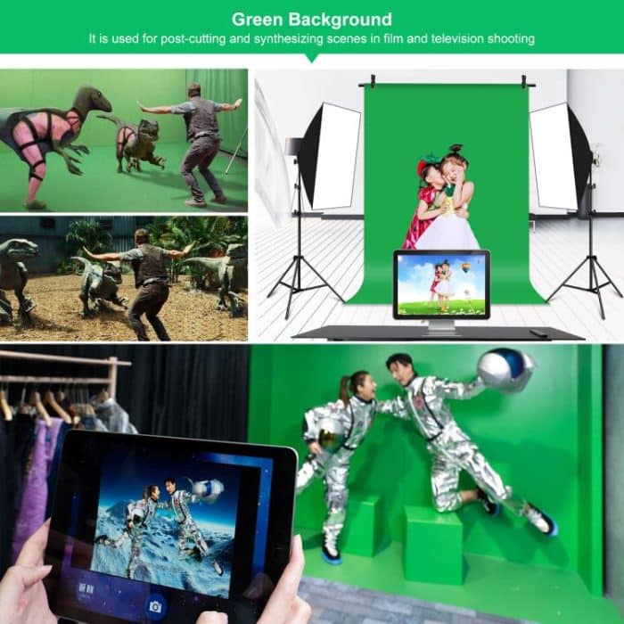 PULUZ 1 x 2 m T-förmiger Fotostudio-Hintergrund-Stützständer, Hintergrund-Querstangen-Halterungs-Set mit Clips, 1 x 2m Bracket Kit – Bild 7