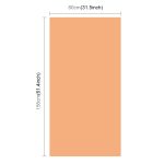 PULUZ Fotografie-Hintergrund, PVC-Papier-Sets für Studio-Zeltbox, Größe: 156 cm x 80 cm, Backdrop 80cm (Black), Backdrop 80cm(Orange), Backdrop 80cm(White) – Bild 3