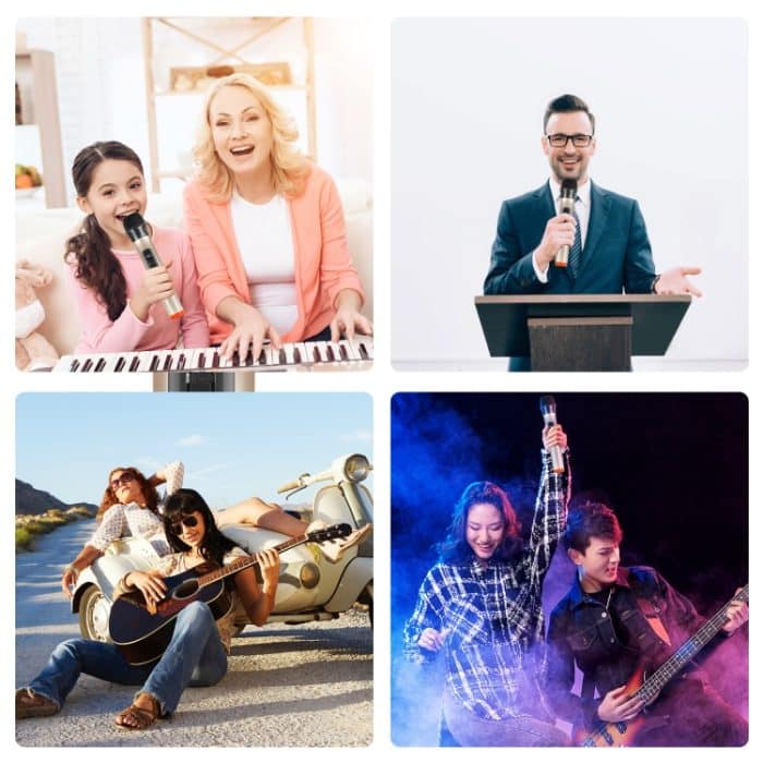 PULUZ UHF Wireless Dynamisches Mikrofon mit LED-Anzeige, UHF – Bild 8