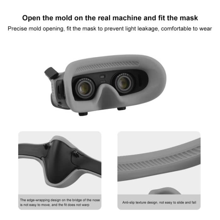 Für DJI Avata Goggles 2 PULUZ Flying Eye Mask Silikon Schutzhülle, For DJI Avata Goggles 2 – Bild 3
