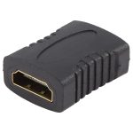 Mini-HDMI-Buchse auf Mini-HDMI-Buchse (vergoldet) (schwarz)