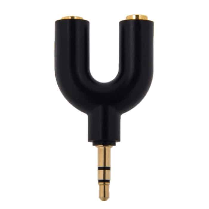 3,5-mm-Stereo-Stecker auf zwei 3,5-mm-Stereo-Buchsen-Splitter-Adapter – Bild 3
