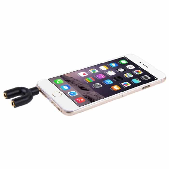 3,5-mm-Stereo-Stecker auf zwei 3,5-mm-Stereo-Buchsen-Splitter-Adapter – Bild 5