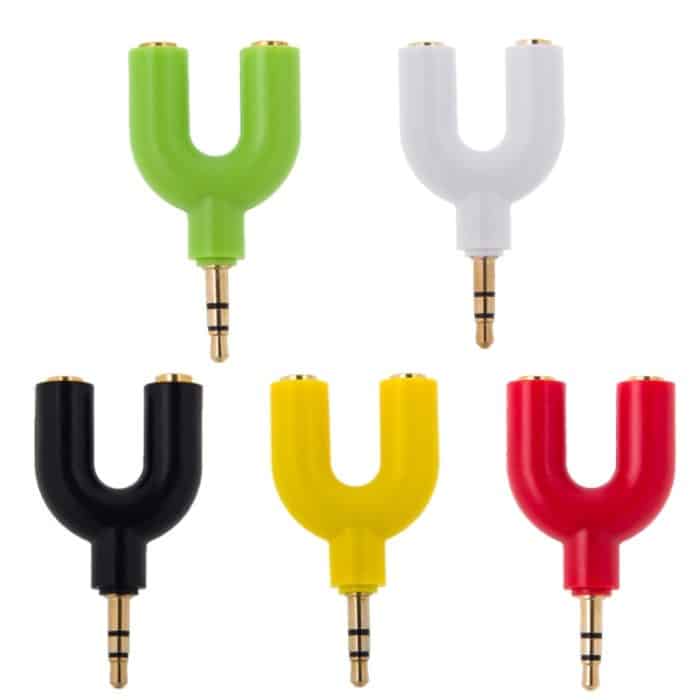 3,5-mm-Stereo-Stecker auf zwei 3,5-mm-Stereo-Buchsen-Splitter-Adapter – Bild 6