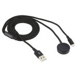 Für iPhone / Apple Watch 2 In 1 8 Pin + Magnetische Ladestation Multifunktions-Ladekabel, Länge: 1 m – Bild 3