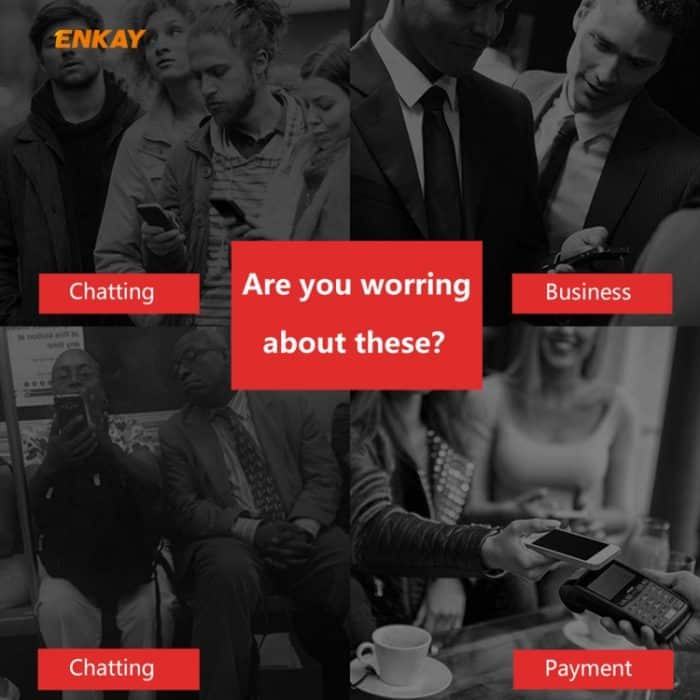 2 Stück ENKAY Hat-Prince 0,26 mm 9H 6D Privatsphäre Anti-Spionage-Vollbild-Hartglasfolie, For iPhone 12 mini, For iPhone 12 / 12 Pro, For iPhone 12 Pro Max – Bild 4