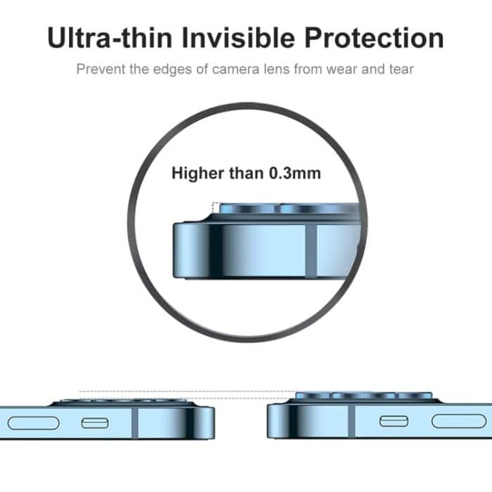 ENKAY Aluminiumlegierung + Kameraobjektivabdeckung aus gehärtetem Glas für iPhone 13 Pro / 13 Pro Max – Bild 5