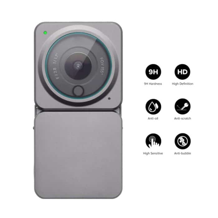 Für DJI Action 2 ENKAY 0,2 mm 9H gehärtete Glasfolie, Power Combo, Dual-Screen Combo – Bild 2