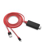 2 m 1080P 8 Pin auf HDMI-Adapterkabel, kompatibel mit iPhone auf HDMI-Adapter, – Bild 3