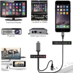 2 m 1080P 8 Pin auf HDMI-Adapterkabel, kompatibel mit iPhone auf HDMI-Adapter, – Bild 7