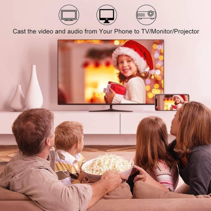 2 m 1080P 8 Pin auf HDMI-Adapterkabel, kompatibel mit iPhone auf HDMI-Adapter, – Bild 9