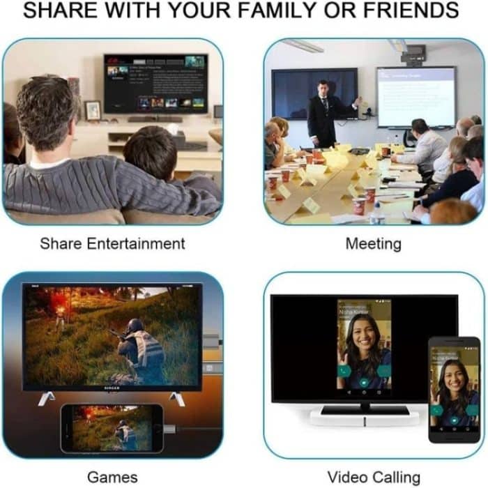 2 m 1080P 8 Pin auf HDMI-Adapterkabel, kompatibel mit iPhone auf HDMI-Adapter, – Bild 10