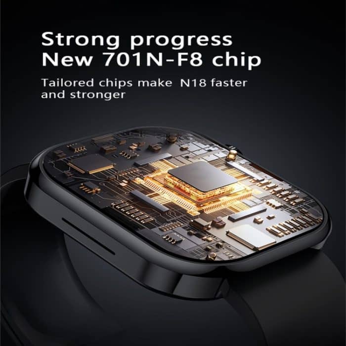 N18 2,01-Zoll-Smartwatch mit Farbbildschirm, unterstützt Bluetooth-Anrufe/Gesundheitsüberwachung – Bild 4