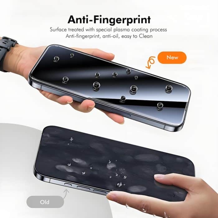 2 Stück ENKAY 300C Super Large Arc Volle Abdeckung Hochaluminium-Silizium-Hartglasfolie, For iPhone 16 Pro Max, For iPhone 16 Pro, For iPhone 15 Pro Max, For iPhone 15 Pro, For iPhone 14 Pro, For iPhone 14 Pro Max, For iPhone 12 Pro Max... – Bild 6