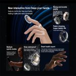 R18 SIZE 10 Smart Ring, unterstützt Herzfrequenz / Blutsauerstoff / Schlaf / mehrere Sportmodi – Bild 7