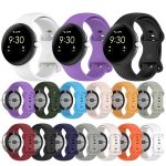 Silikon-Uhrenarmband mit Schmetterlingsschnalle, Größe: L, For Google Pixel Watch 3 45mm, For Google Pixel Watch 3 41mm – Bild 5