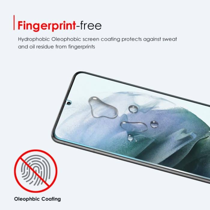 NORTHJO A++ Bildschirmfolie aus gehärtetem Glas, unterstützt Entsperren per Fingerabdruck, For Samsung Galaxy S21+ 5G – Bild 4