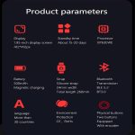 EX100 1,95 Zoll Farbbildschirm Smart Watch, unterstützt Bluetooth-Anrufe/Gesundheitsüberwachung – Bild 9