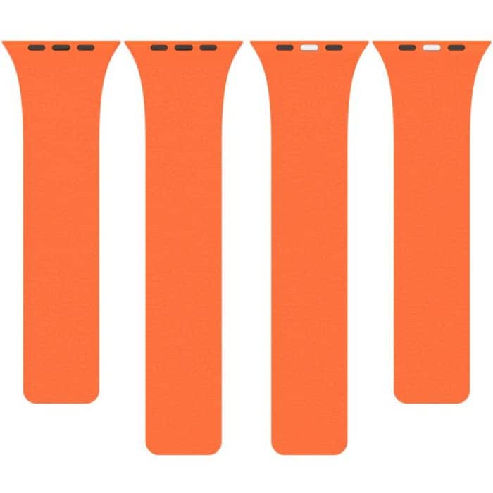 Magnetisches Uhrenarmband aus Silikon mit Litschi-Textur, For Apple Watch 42mm / 41mm / 40mm / 38mm – Bild 6